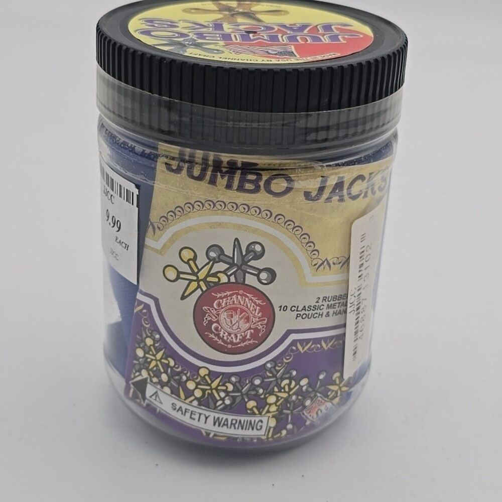 NEW SEALED Channel Craft Jumbo Jacks Classic Retro Playground Game Toy